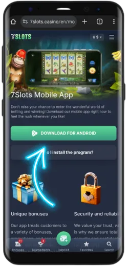 7Slots application